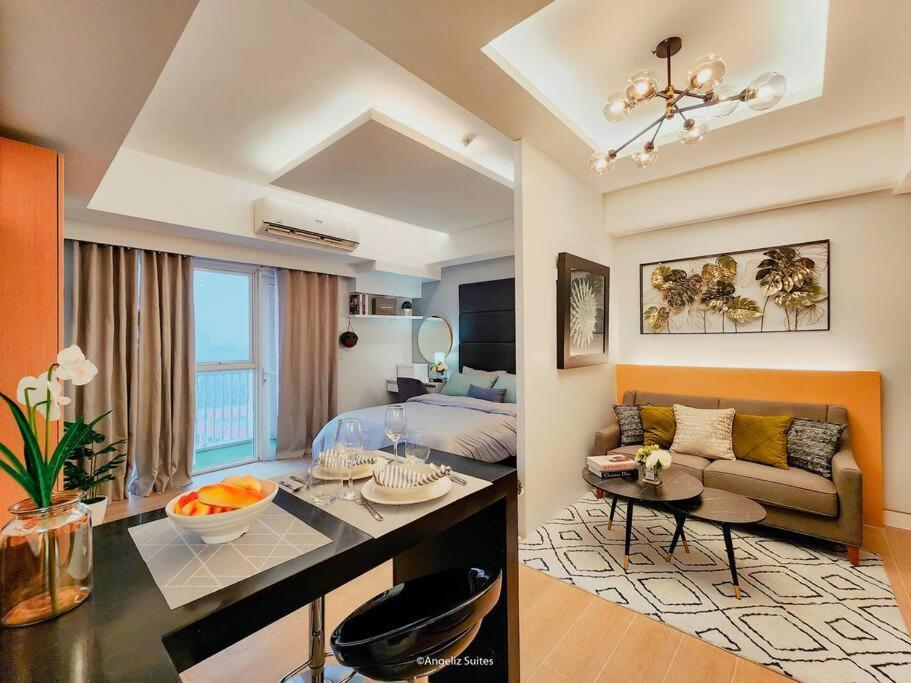 New Modern Venice Best View And Balcony, Fast Wifi At Mckinley Hill 1Br Interconnected To Venice Grand Canal Mall Manila Zewnętrze zdjęcie