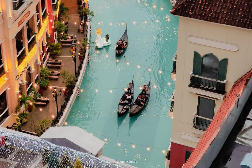 New Modern Venice Best View And Balcony, Fast Wifi At Mckinley Hill 1Br Interconnected To Venice Grand Canal Mall Manila Zewnętrze zdjęcie